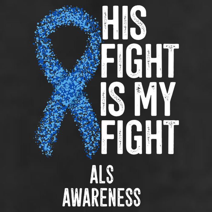 Als Awareness His Fight Is My Fight 7 Panel Mesh Trucker Snapback Hat