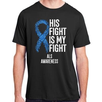 Als Awareness His Fight Is My Fight Adult ChromaSoft Performance T-Shirt