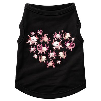 Axolotl Axolotl Heart Cute Doggie Tank
