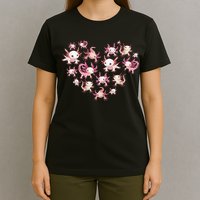 Axolotl Axolotl Heart Cute T-Shirt