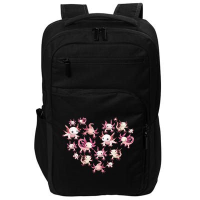 Axolotl Axolotl Heart Cute Impact Tech Backpack