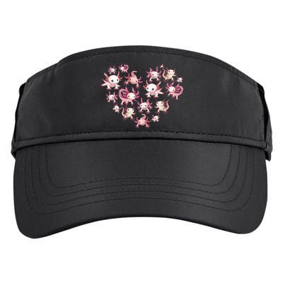 Axolotl Axolotl Heart Cute Adult Drive Performance Visor