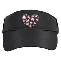 Axolotl Axolotl Heart Cute Adult Drive Performance Visor