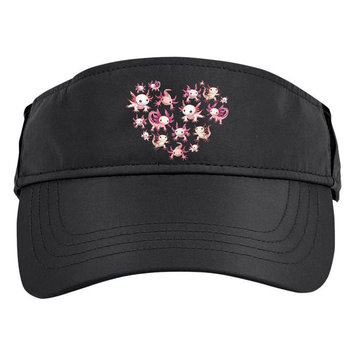Axolotl Axolotl Heart Cute Adult Drive Performance Visor