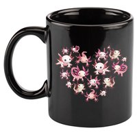 Axolotl Axolotl Heart Cute 11oz C Handle Ceramic Mug