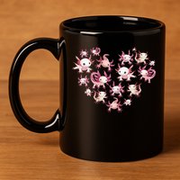 Axolotl Axolotl Heart Cute 11oz C Handle Ceramic Mug