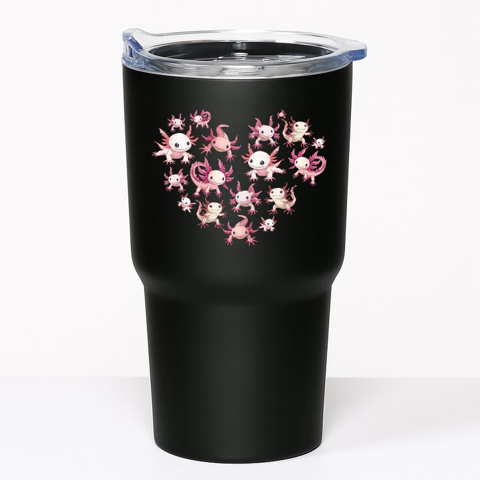 Axolotl Axolotl Heart Cute Tumbler