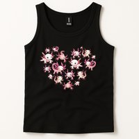 Axolotl Axolotl Heart Cute Tank Top
