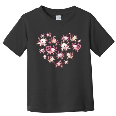 Axolotl Axolotl Heart Cute Toddler T-Shirt