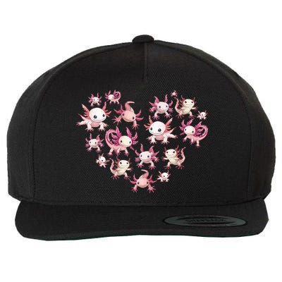 Axolotl Axolotl Heart Cute Wool Snapback Cap