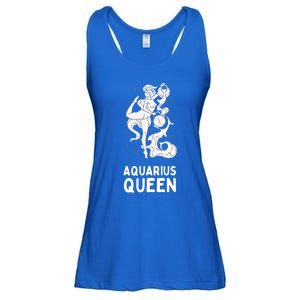 Aquarius Astrology Horoscope Zodiac Aquarius Queen Funny Gift Ladies Essential Flowy Tank