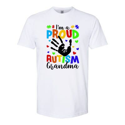 Autism Awareness I Am A Proud Autism Grandma Softstyle CVC T-Shirt