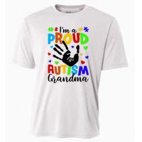 Autism Awareness I Am A Proud Autism Grandma Cooling Performance Crew T-Shirt