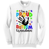 Autism Awareness I Am A Proud Autism Grandma Sweatshirt