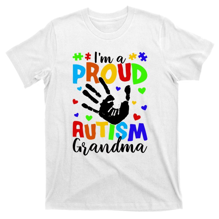 Autism Awareness I Am A Proud Autism Grandma T-Shirt