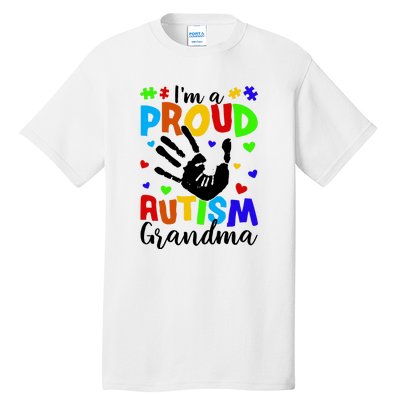 Autism Awareness I Am A Proud Autism Grandma Tall T-Shirt