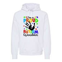 Autism Awareness I Am A Proud Autism Grandma Premium Hoodie