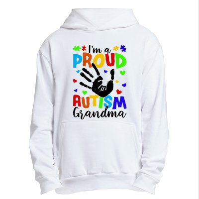 Autism Awareness I Am A Proud Autism Grandma Urban Pullover Hoodie