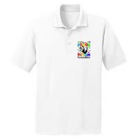 Autism Awareness I Am A Proud Autism Grandma PosiCharge RacerMesh Polo