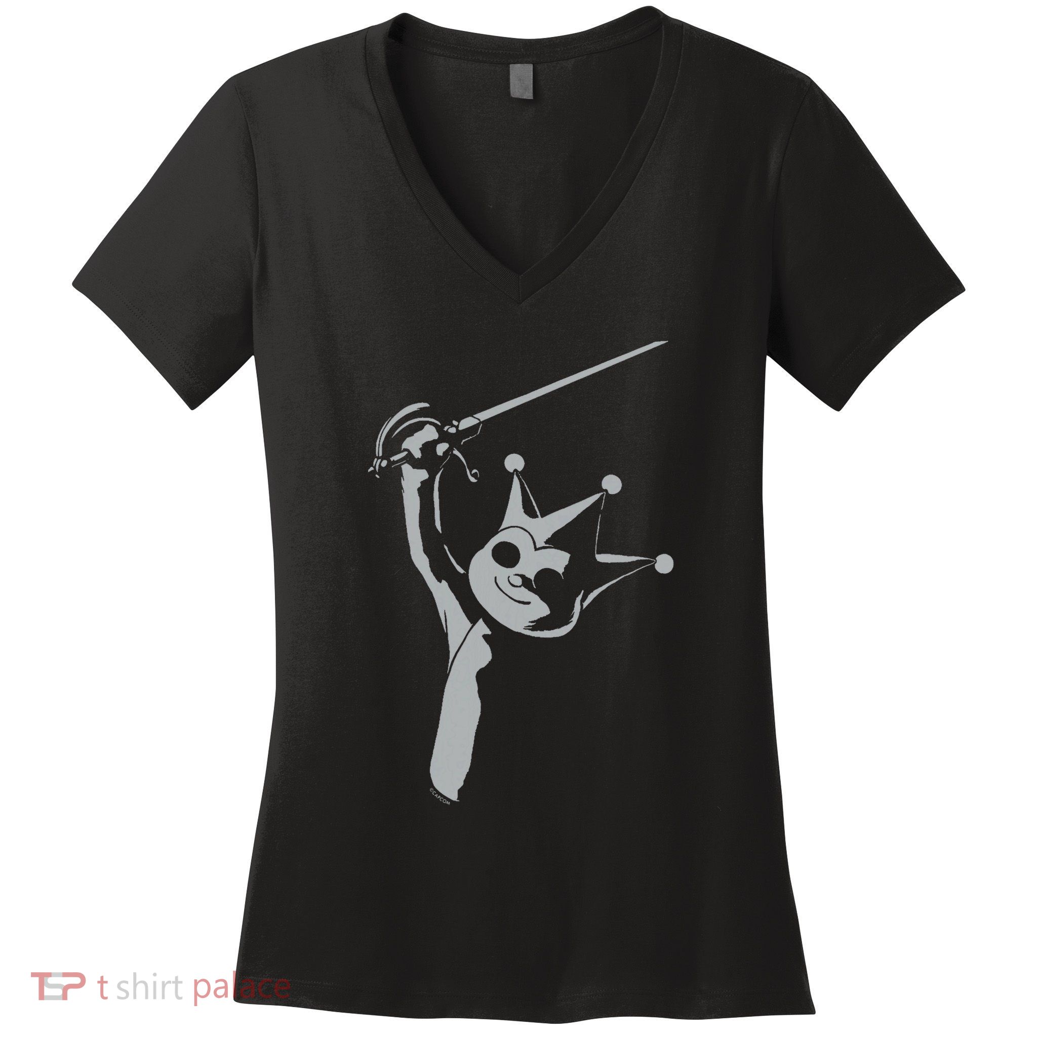 Ace Attorney Investigations Collection Proto Badger Women's V-Neck T-Shirt