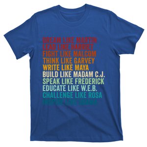 African American Inspirational Black History Leaders Gift T-Shirt