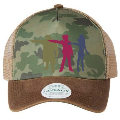 Ace Attorney Investigations Collection Triple Objection Legacy Tie Dye Trucker Hat