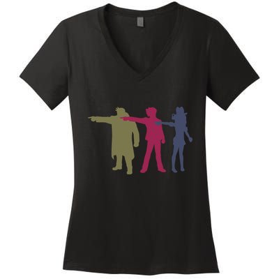 Ace Attorney Investigations Collection Triple Objection Women's V-Neck T-Shirt