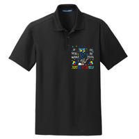 Autism Awareness If You Want To Be Cool Just Be Yourself Cat Dry Zone Grid Polo