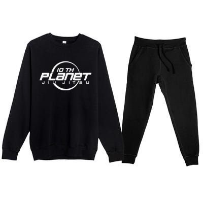 Ape Astronaut in 10th Planet Austin Jiu Jitsu Premium Crewneck Sweatsuit Set