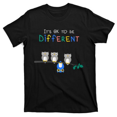 Autism Awareness It's ok to be Different Autism Awareness T-Shirt