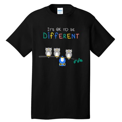 Autism Awareness It's ok to be Different Autism Awareness Tall T-Shirt