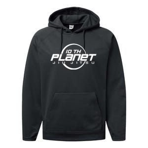 Ape Astronaut In 10th Planet Austin Jiu Jitsu Performance Fleece Hoodie