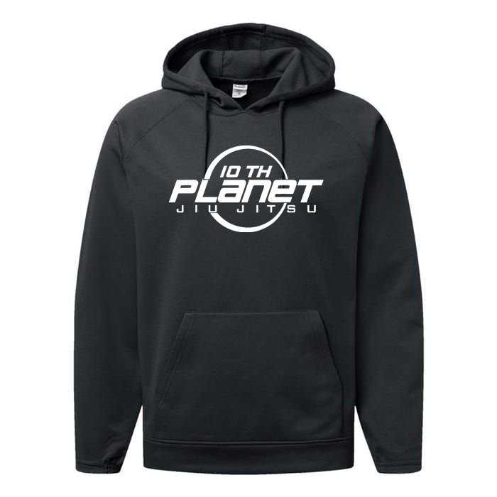 Ape Astronaut In 10th Planet Austin Jiu Jitsu Performance Fleece Hoodie