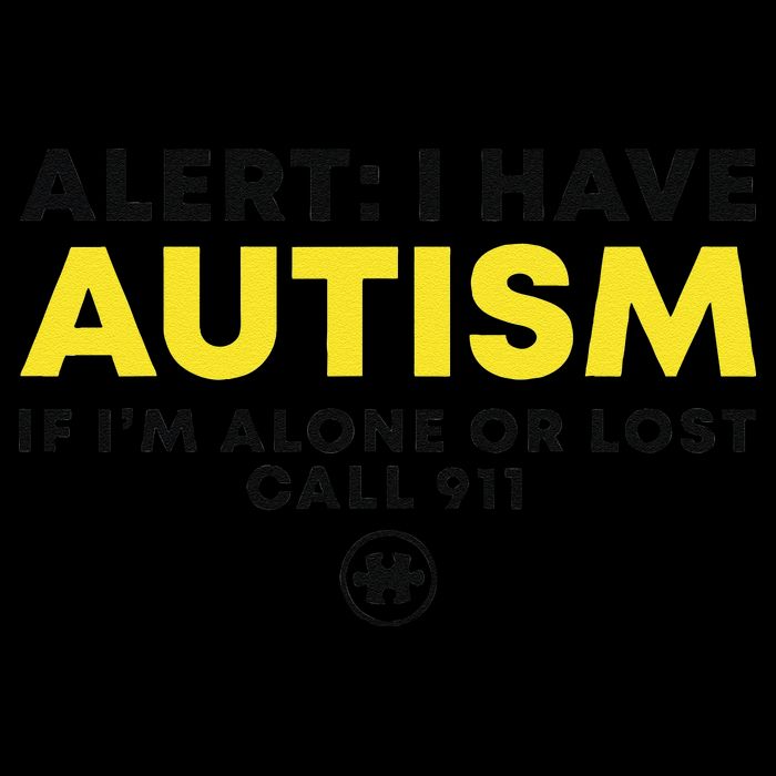 Autism Awareness I Have Autism Call 911 Pom Pom 12in Knit Beanie