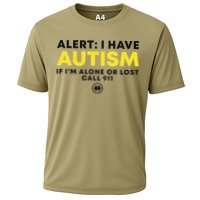 Autism Awareness I Have Autism Call 911 Cooling Performance Crew T-Shirt
