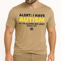 Autism Awareness I Have Autism Call 911 Cooling Performance Crew T-Shirt