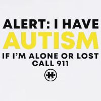 Autism Awareness I Have Autism Call 911 Garment-Dyed Sweatshirt
