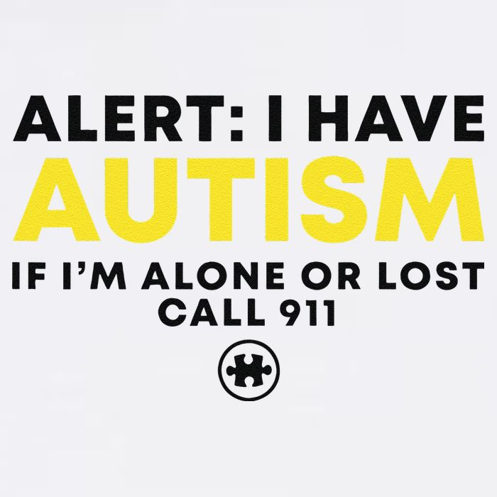 Autism Awareness I Have Autism Call 911 Garment-Dyed Sweatshirt
