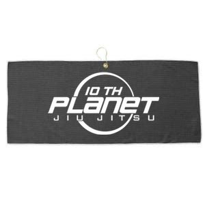 Ape Astronaut In 10th Planet Austin Jiu Jitsu Large Microfiber Waffle Golf Towel