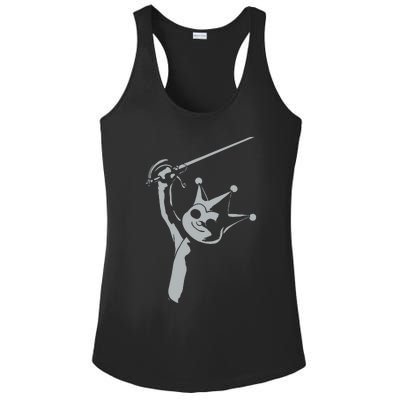 Ace Attorney Investigations Collection Proto Badger Ladies PosiCharge Competitor Racerback Tank