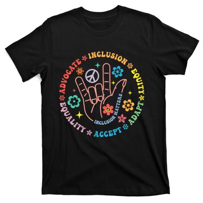 Autism Awareness Inclusion Matters Teacher Inspirational T-Shirt