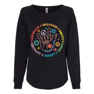 Autism Awareness Inclusion Matters Teacher Inspirational Womens California Wash Sweatshirt