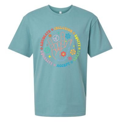 Autism Awareness Inclusion Matters Teacher Inspirational Sueded Cloud Jersey T-Shirt