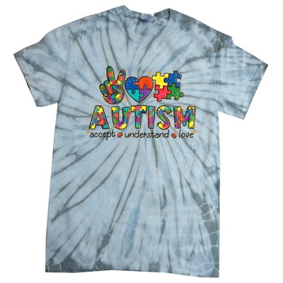 Autism Awareness Its Ok To Be Different Tie-Dye T-Shirt