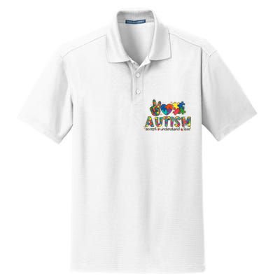 Autism Awareness Its Ok To Be Different Dry Zone Grid Polo