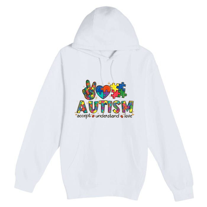 Autism Awareness Its Ok To Be Different Premium Pullover Hoodie