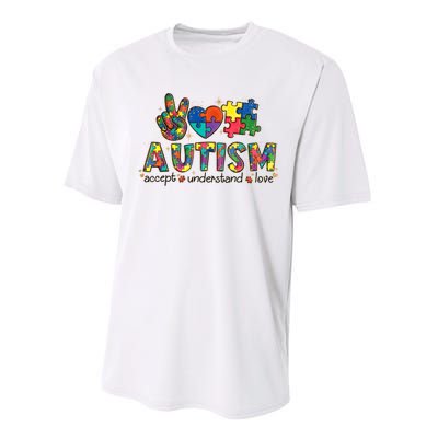 Autism Awareness Its Ok To Be Different Performance Sprint T-Shirt