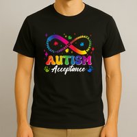 Autism Acceptance Infinity Advocate Educate Accommodate Include T-Shirt