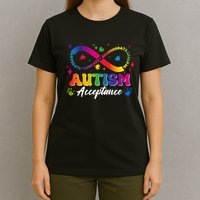 Autism Acceptance Infinity Advocate Educate Accommodate Include T-Shirt
