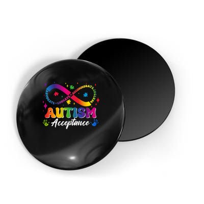 Autism Acceptance Infinity Advocate Educate Accommodate Include Magnet
